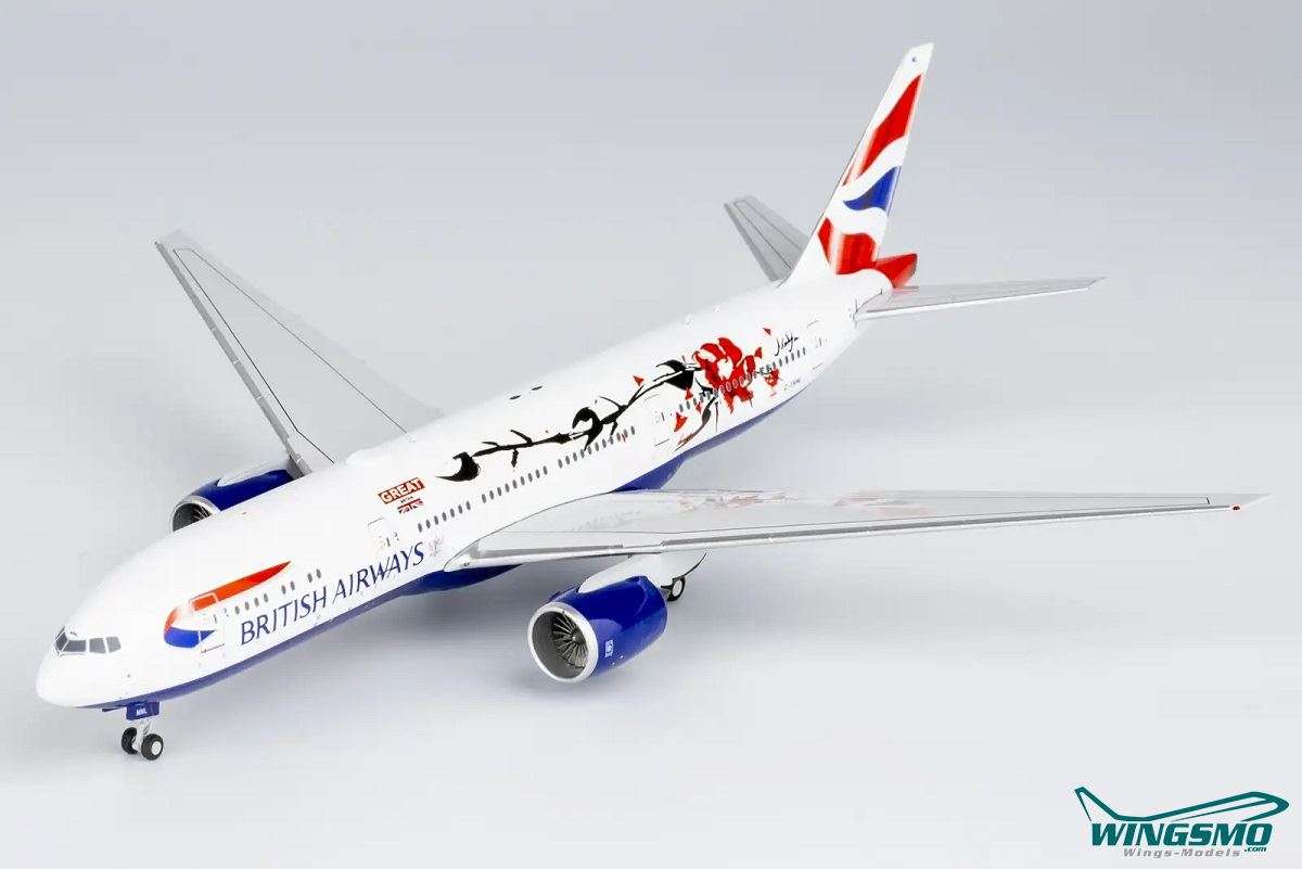 NG Models British Airways Boeing 777-200ER G-YMML 72029