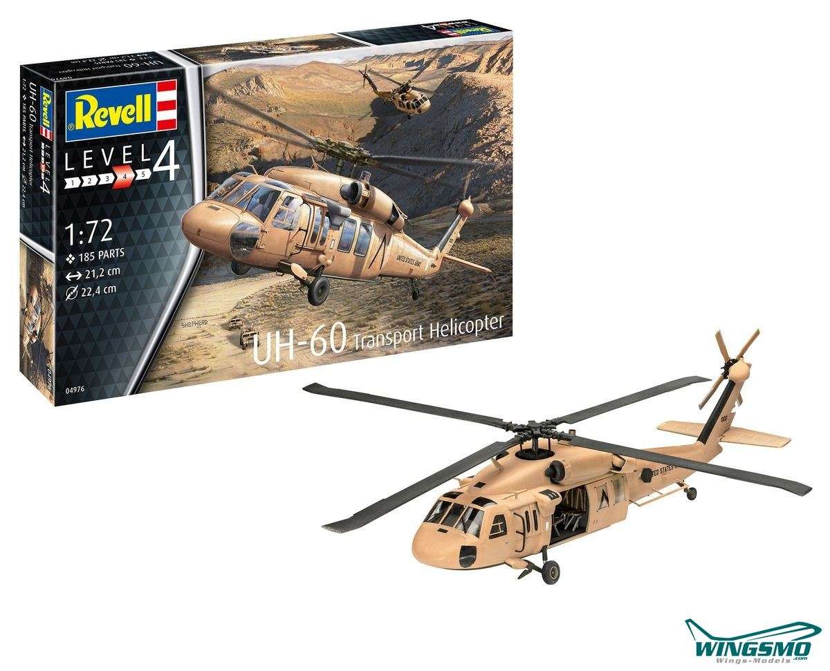 Revell Hubschrauber UH-60 1:72 04976