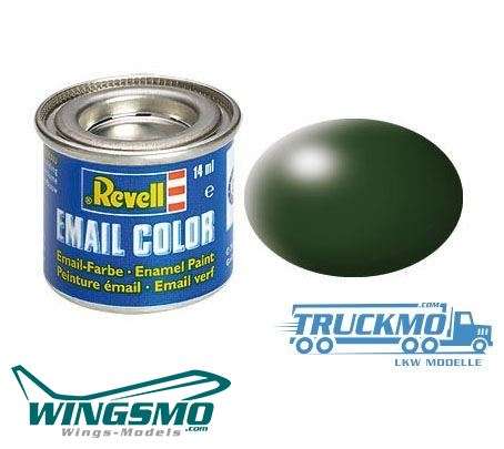 Revell Modellbau Email Color Dunkelgrün seidenmatt 14ml RAL 6020 32363