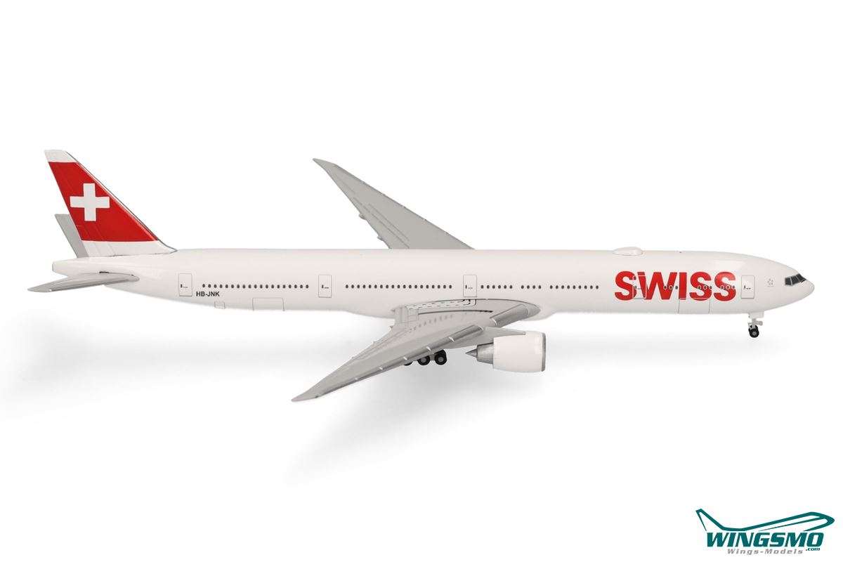Herpa Wings Swiss International Air Lines Boeing 777-300ER HB-JNK 529136-003