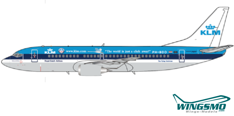JC Wings KLM Royal Dutch Boeing 737-300 PH-BDD XX4996