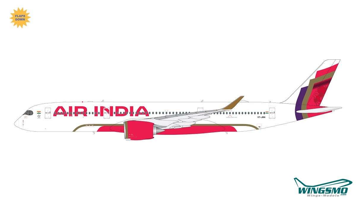 GeminiJets Air India Airbus A350-900 VT-JRH Flaps Down Version G2AIC1290F