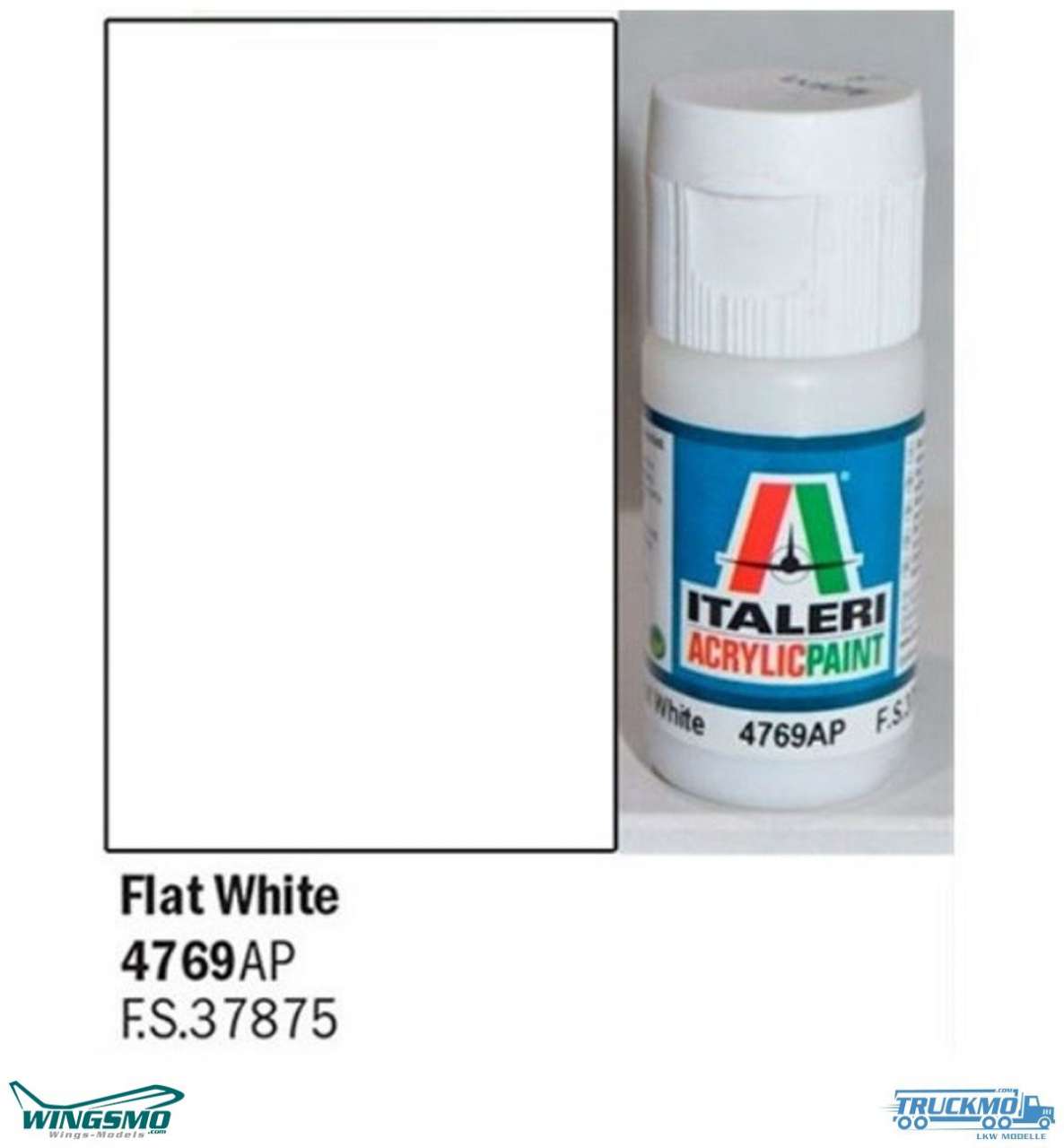Italeri Acrylfarbe Weiß matt 20ml 4769