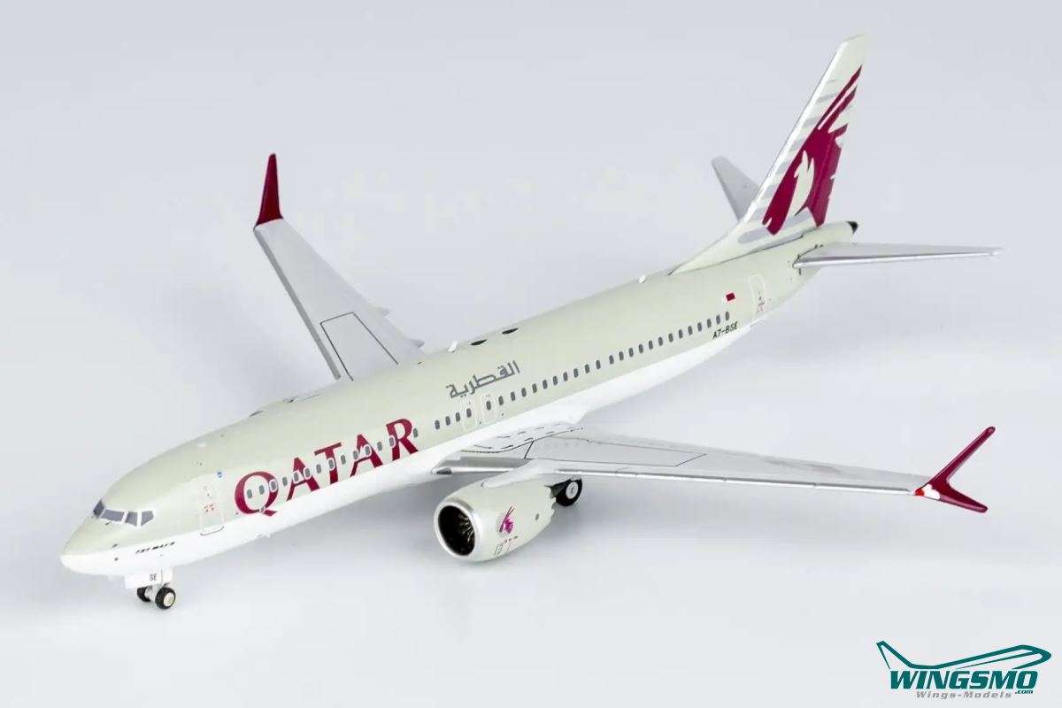 NG Models Qatar Boeing 737-MAX8 A7-BSE 88019