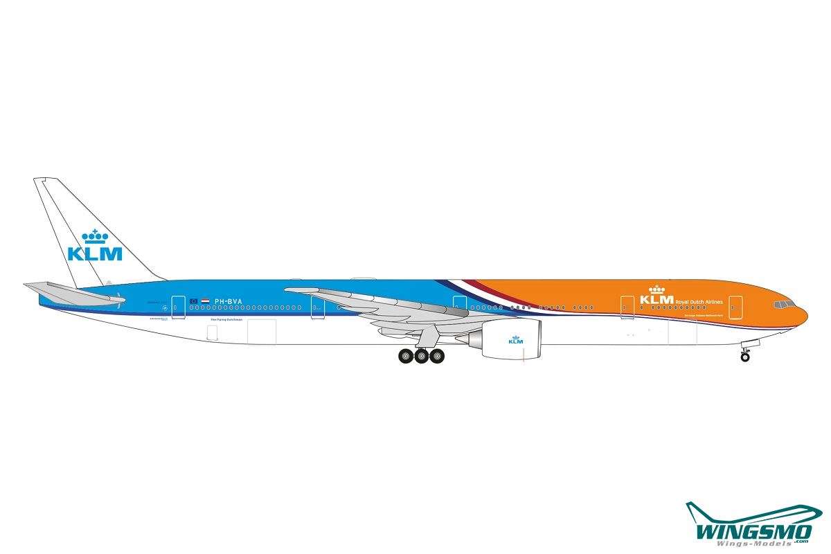 Herpa Wings KLM Boeing 777-300ER &quot;Orange Pride&quot; PH-BVA 537773