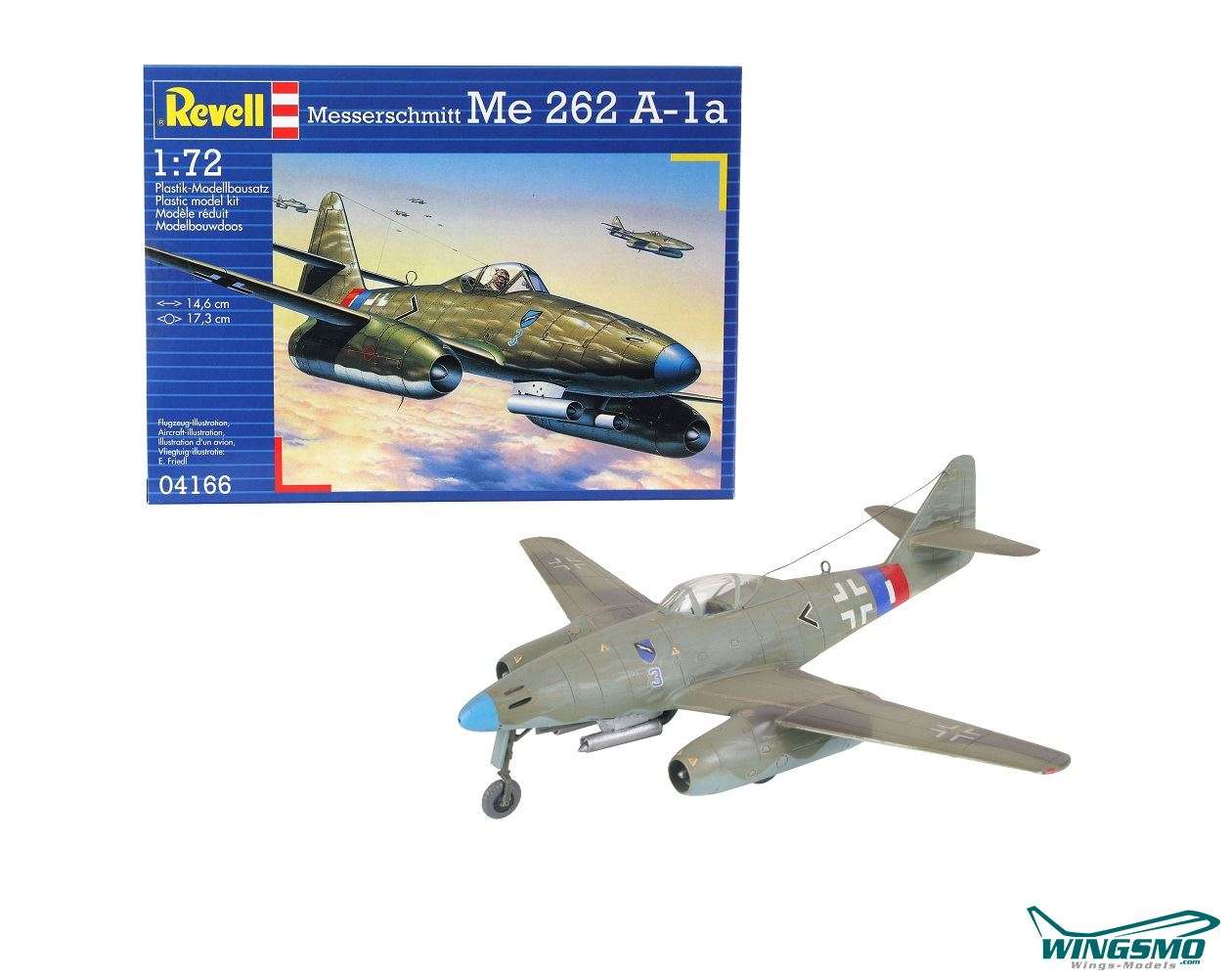Revell Flugzeuge Me 262 A-1a 1:72 04166