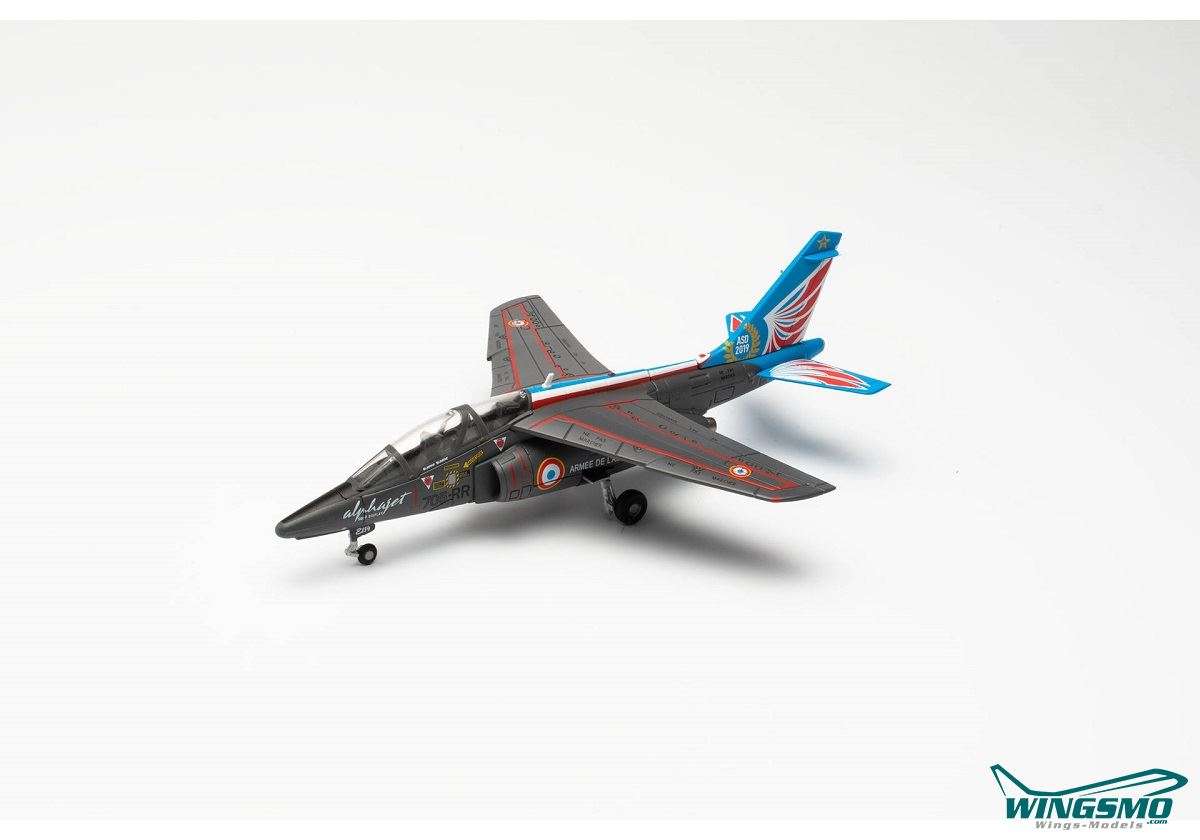Herpa Wings French Air Force Alpha Jet E Solo Display Team Ecole de l‘Aviation de Chasse 314 “Christ