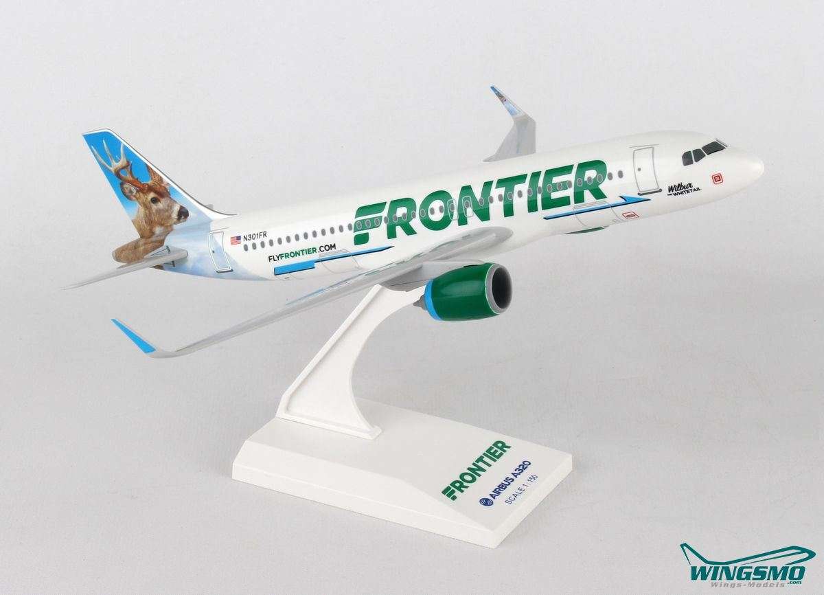 Skymarks Frontier Wilbur Whitetail Airbus A320neo 1:150 SKR907
