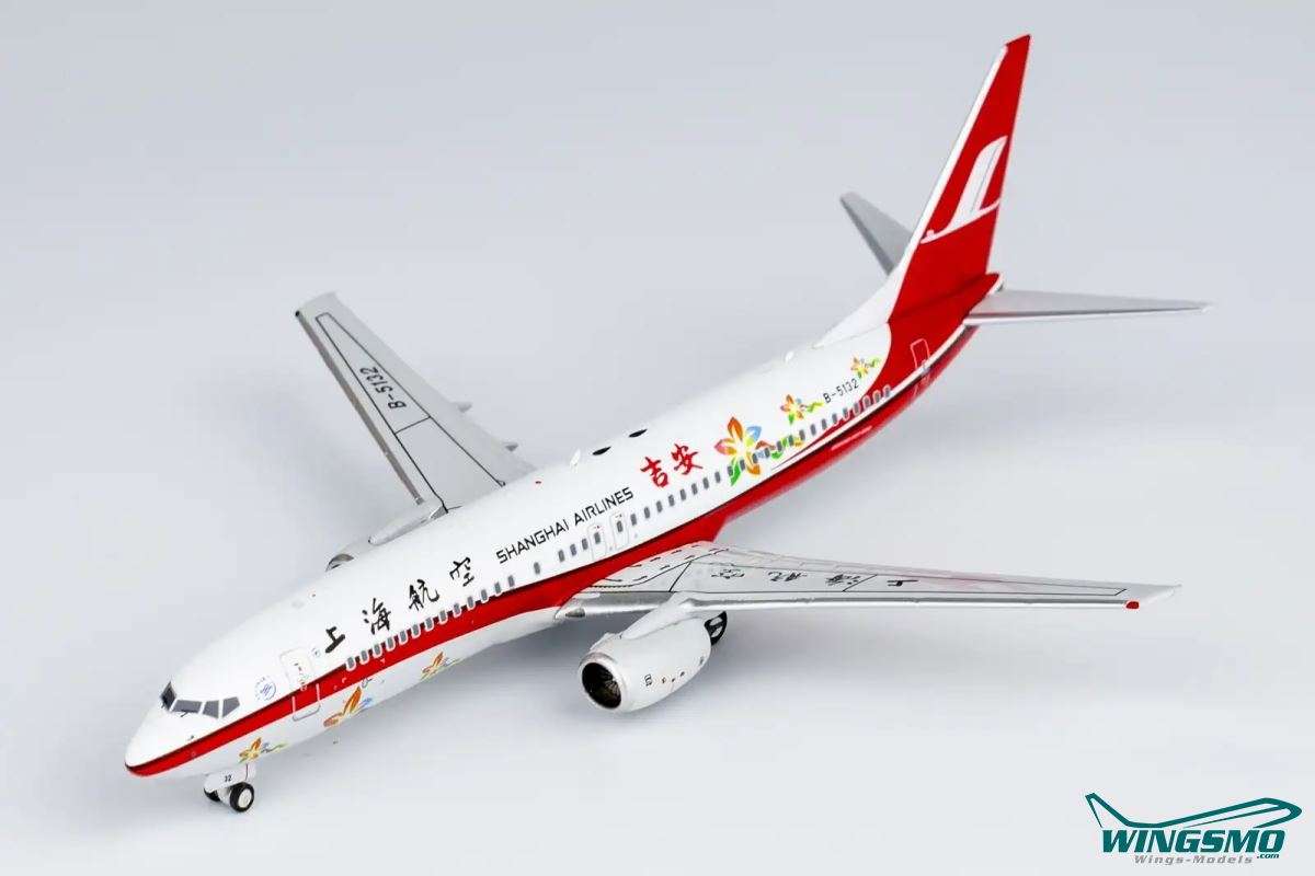 NG Models Shanghai Airlines Boeing 737-800 B-5132 58182