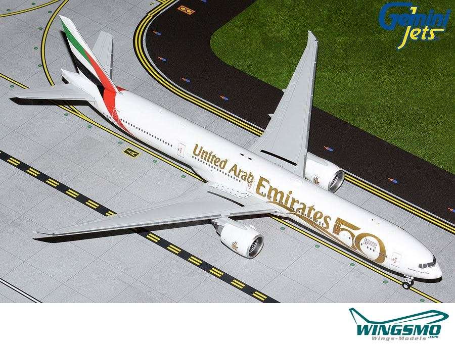 GeminiJets Emirates Boeing 777-300ER 50th Anniversary G2UAE1055