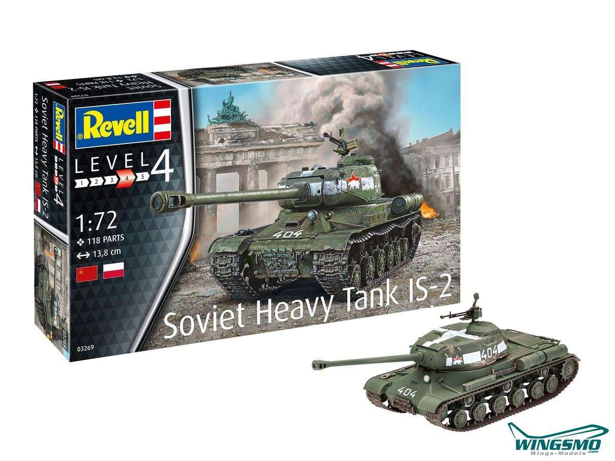 Revell Military Soviet Heavy Tank IS-2 1:72 03269