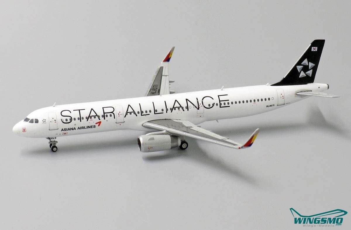 JC Wings Asiana Airlines Airbus A321 Star Alliance HL8071 XX4072