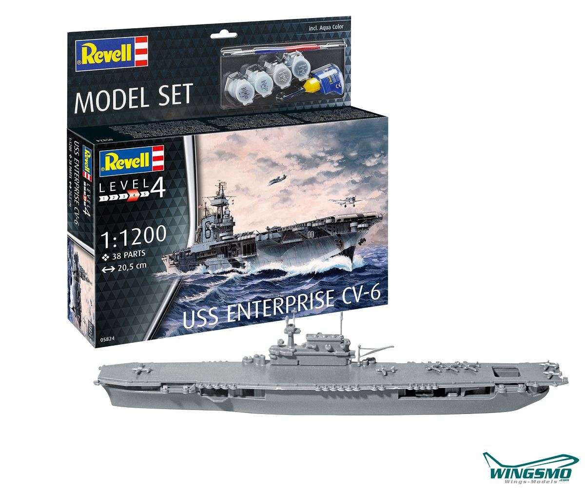 Revell Model Set USS Enterprise CV-6 65824