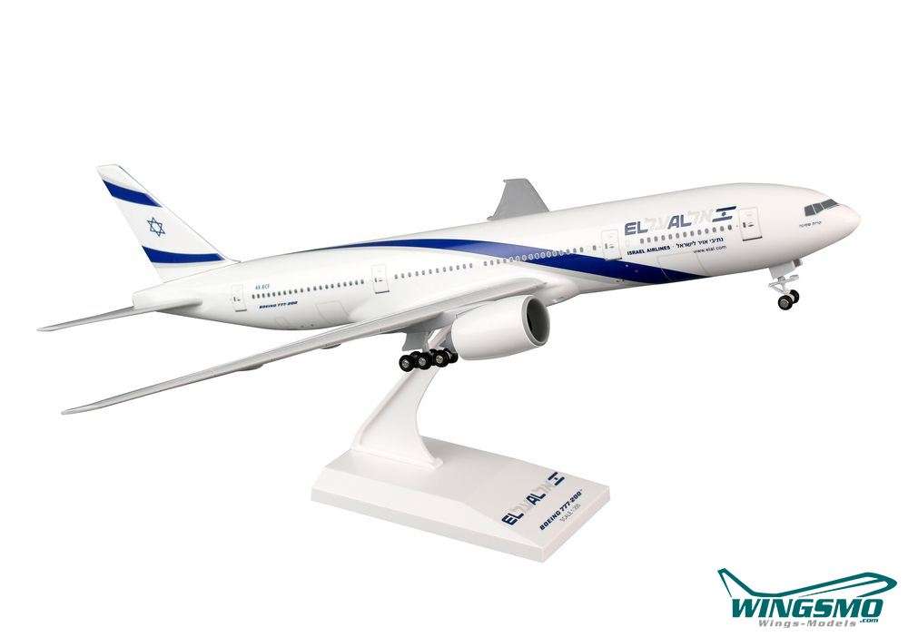 Skymarks Wings Boeing 777-200 EL AL Scale 1/200 w/Gear SKR752