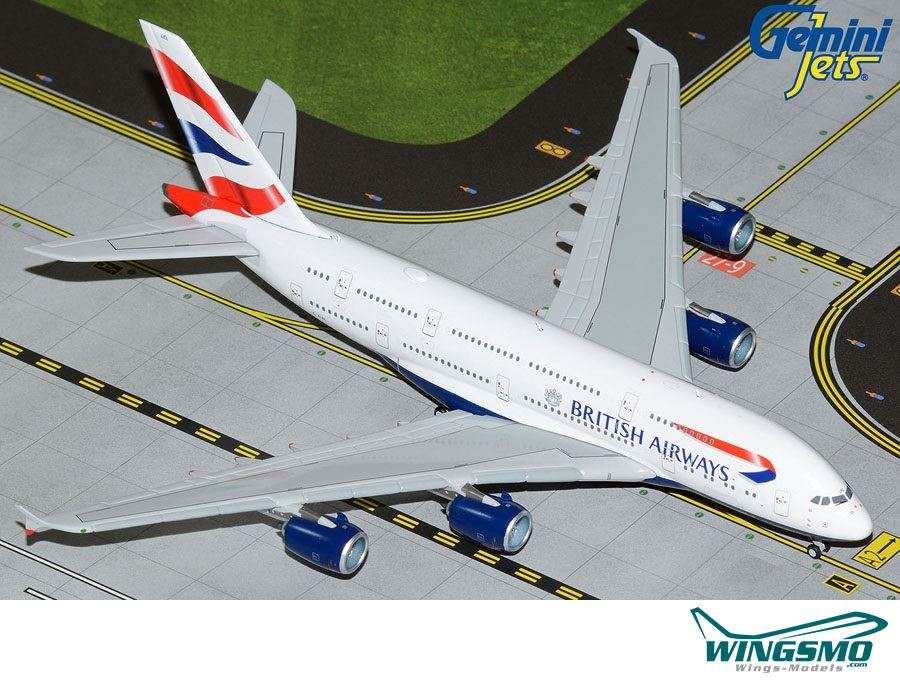 GeminiJets British Airways Airbus A380-800 G-XLEL GJBAW2110