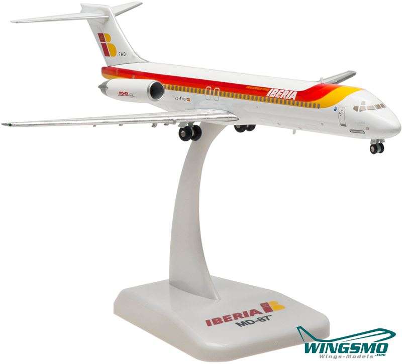 Hogan Wings MD-87 Iberia &quot;Ciudad de Leon&quot; Scale 1:200 die cast LI5705