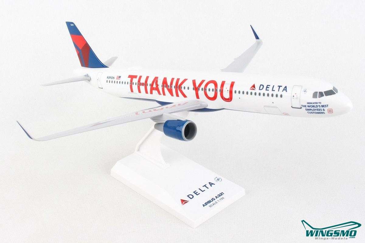 Skymarks Delta Air Lines Thank You Airbus A321 1:150 SKR1057