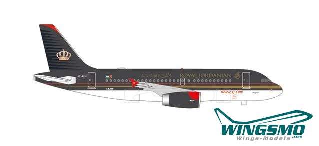 Herpa Wings Royal Jordanian Airbus A319 JY-AYN 536271