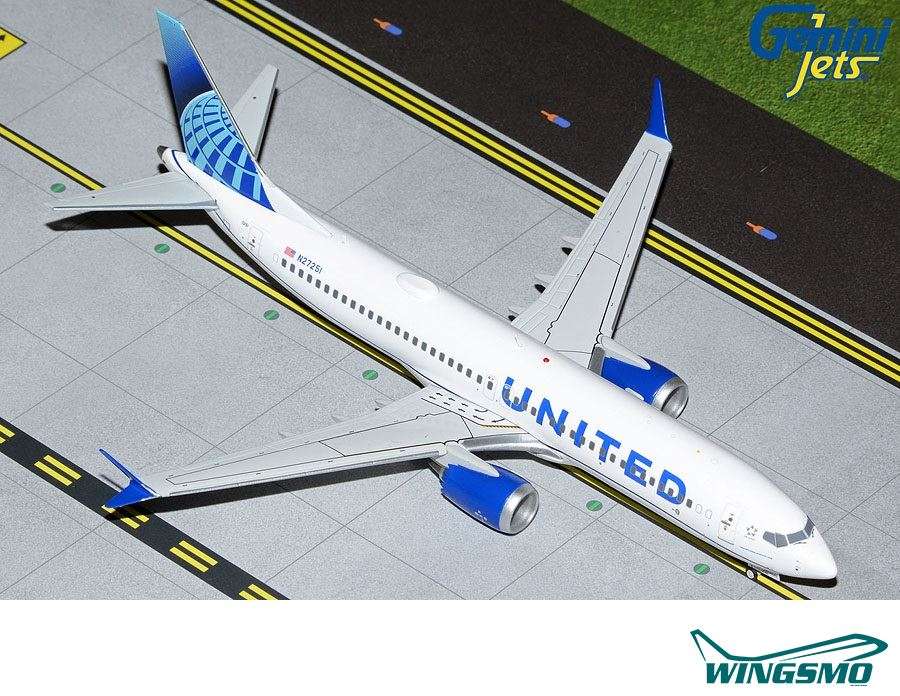 GeminiJets United Airlines Boeing 737 MAX8 G2UAL1054