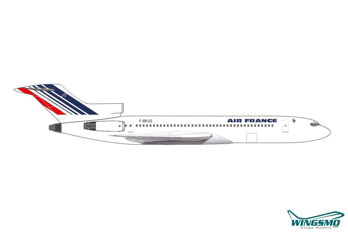 Herpa Wings Air France Boeing 727-200 F-BPJO 537605
