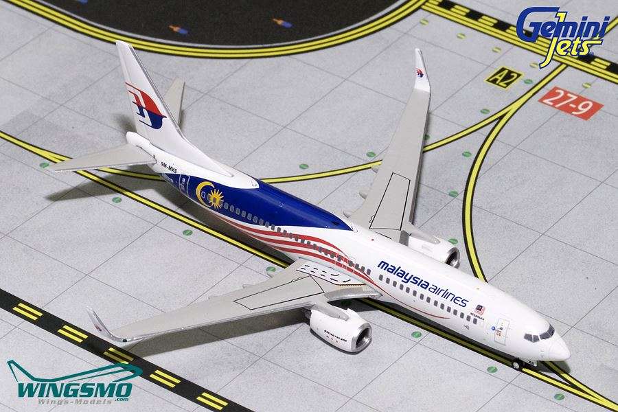 GeminiJets Malaysia Airlines Negaraku Boeing 737-800 1:400 GJMAS1681