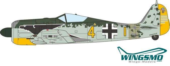 JC Wings Major Siegfried Schnell Luftwaffe JG2 France 1943 FW190A-4 JCW-72-FW190-002