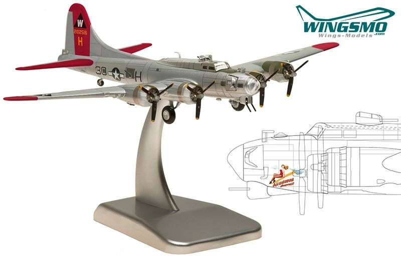 Hogan Wings B-17G United States Army Air Corps &quot;ALUMINUM OVERCAST&quot; Scale 1:200 LIF5972
