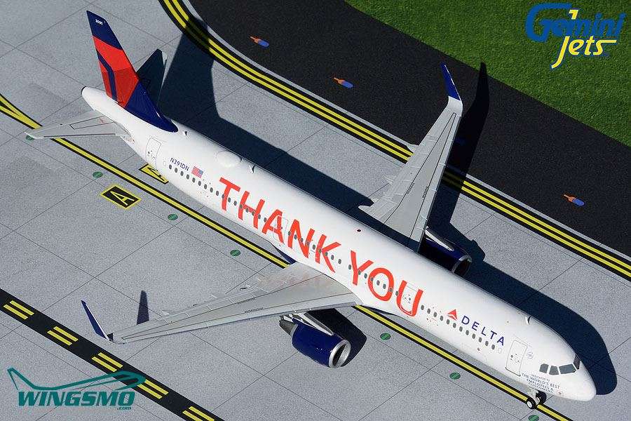 GeminiJets Delta Air Lines Thank You Airbus A321-200 1:200 G2DAL925