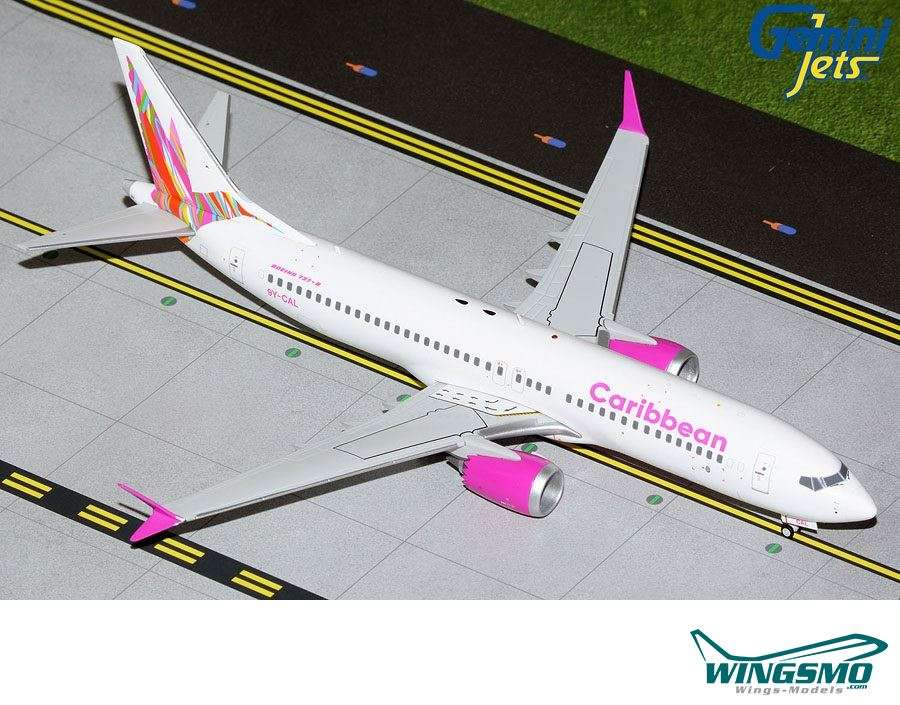 GeminiJets Caribbean Airlines Boeing 737-MAX8 9Y-CAL G2BWA1132
