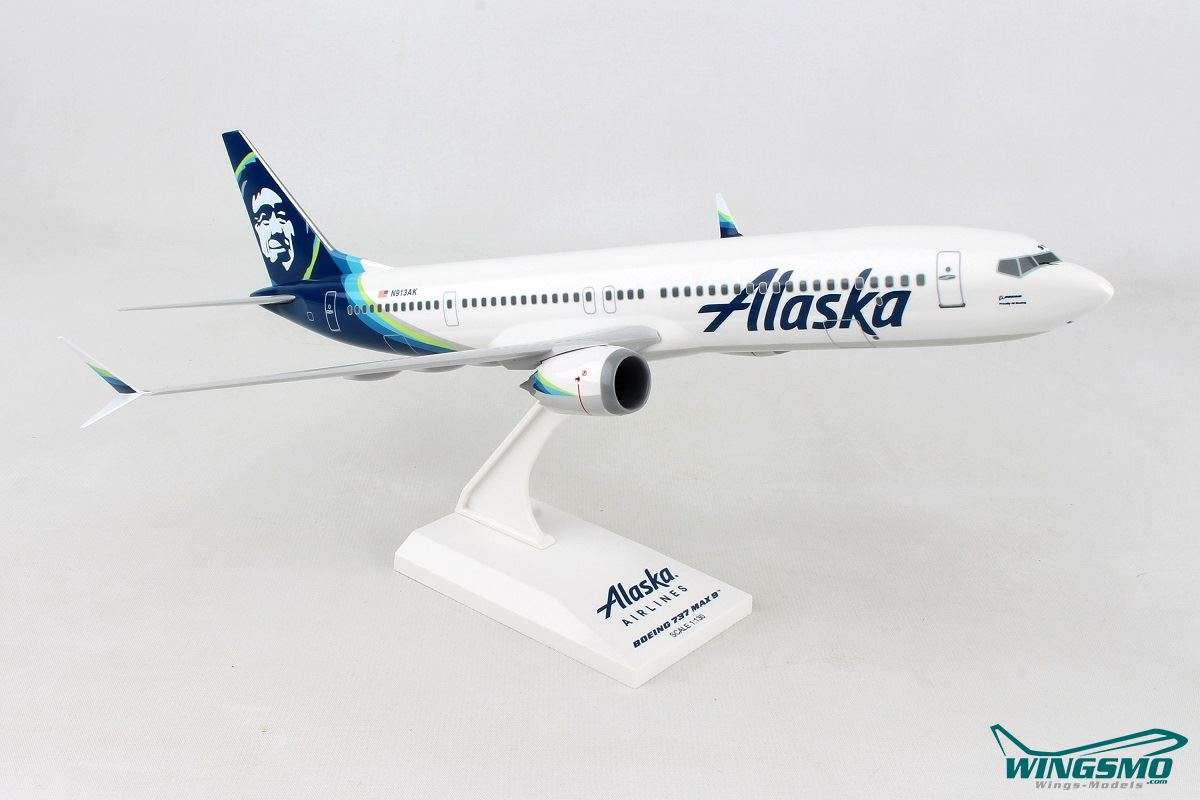 Skymarks Alaska Airlines Boeing 737 MAX9 1:130 SKR1007