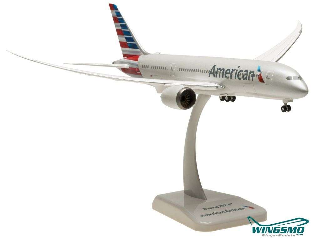 Hogan Wings Boeing 787-8 American Airlines Inflight Wings with gear and stand Scale 1:200 LI4975GR