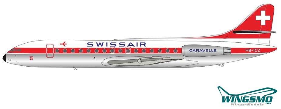Inflight 200 Swissair Caravelle SE-210 III HB-ICZ WB210SRICZ