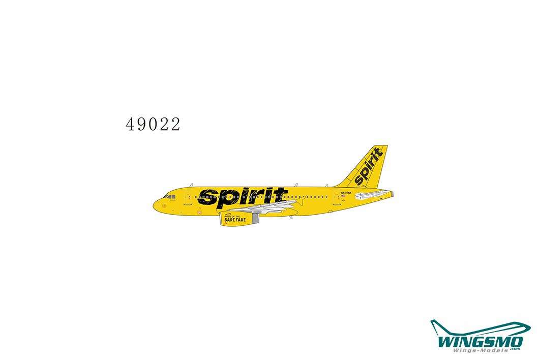 NG Models Spirit Airbus A319-100 N535NK 49022