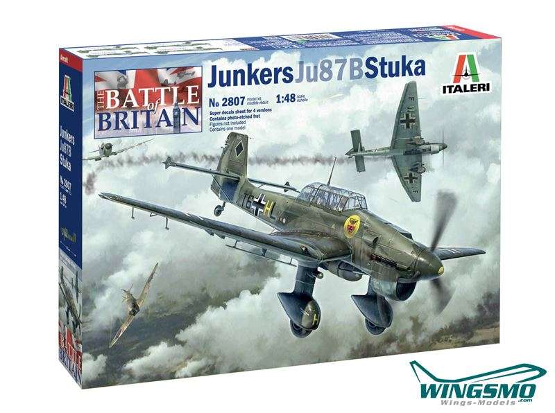 Italeri Flugzeuge Battle of Britain Junkers JU-87B Stuka 2807