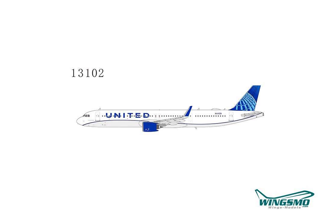 NG Models United Airlines Airbus A321neo N44501 13102