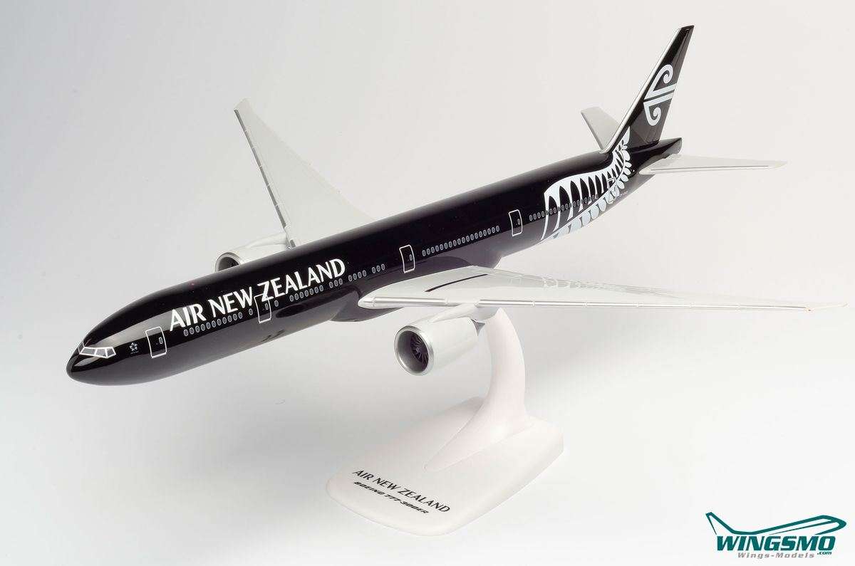 zk-okq All Blacks Herpa Snapfit 612777-1/200 Air New Zealand Boeing 777-300er 