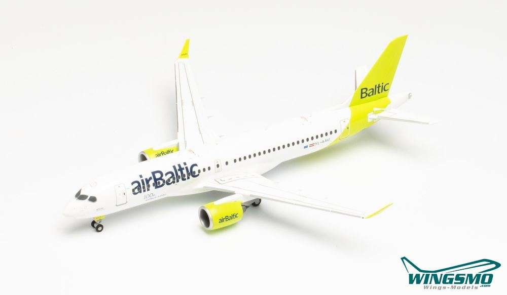 Herpa Wings airBaltic 100th A220 Airbus A220-300 new Livery 571487