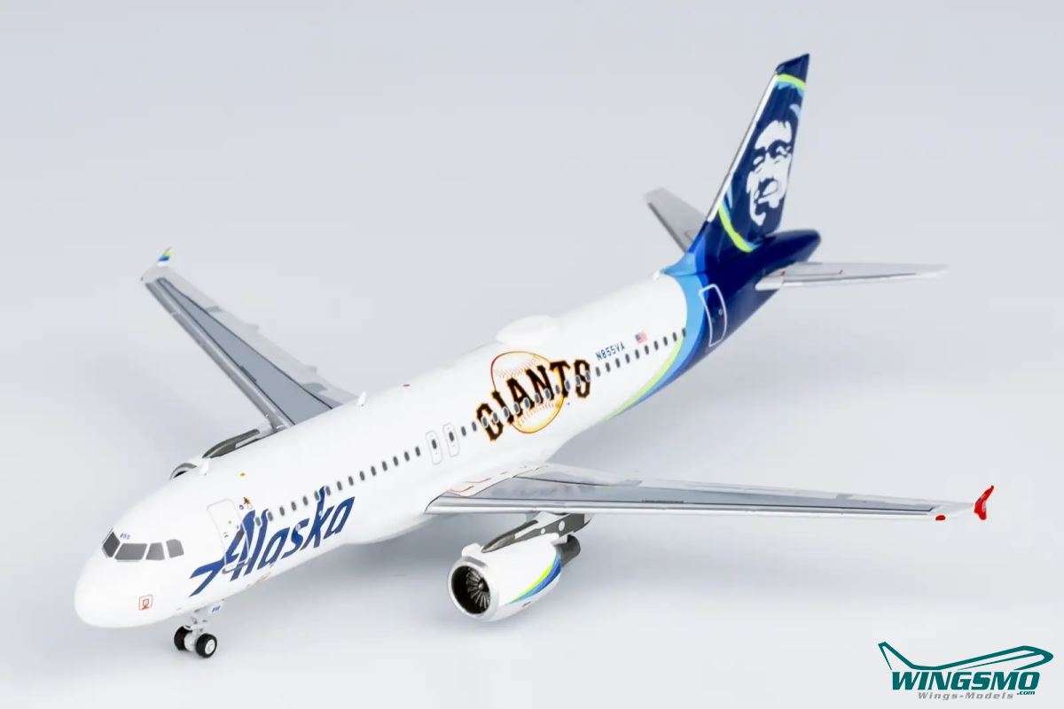 NG Models Alaska Airlines Airbus A320-200 N855VA 15015
