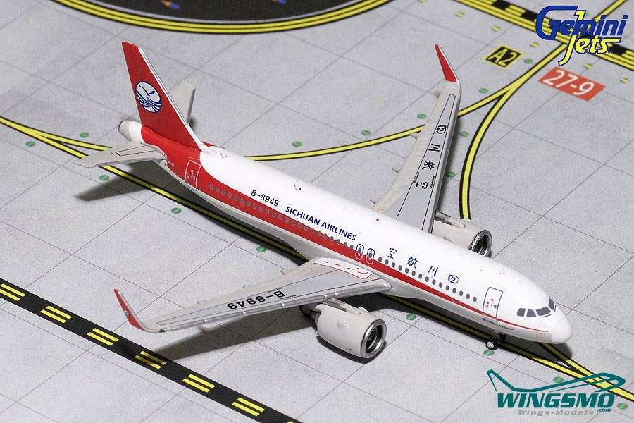 GeminiJets Sichuan Airlines Airbus A320neo 1:400 GJCSC1716