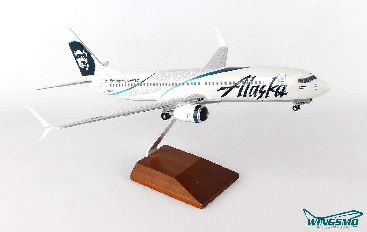 Skymarks Alaska Airlines Employee Powered Boeing 737-800 1:100 SKR8246
