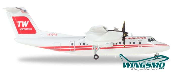 Herpa Wings Trans World Express De Havilland Canada DHC-7 &quot;Dash 7&quot; - N173RA 559041