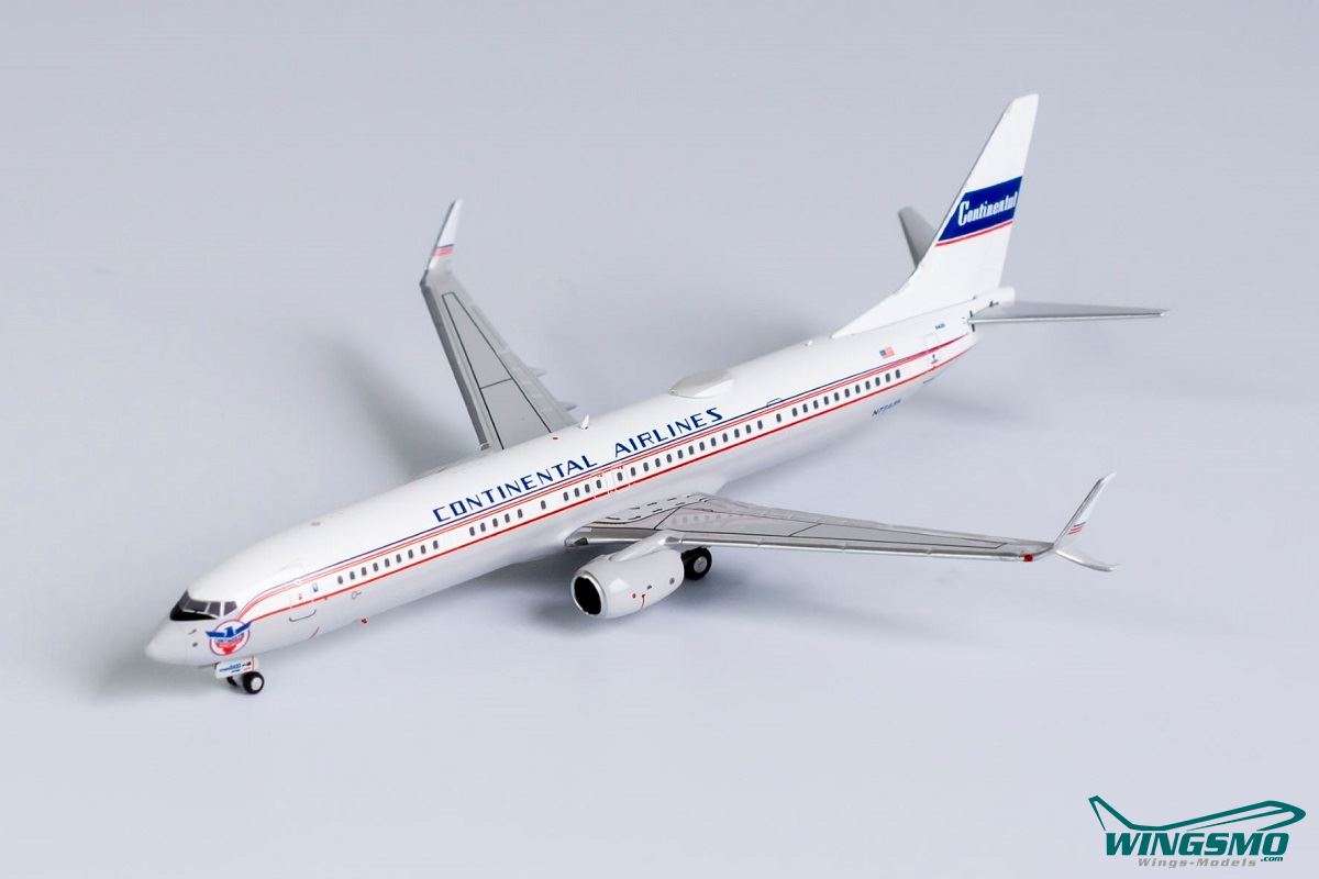 NG Models United Airlines Continental Airlines Boeing 737-900ER Retro 75th Anniversary N75435 79010