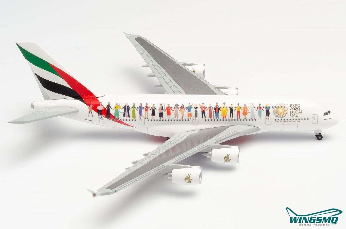 Herpa Wings Emirates Year of Tolerance Airbus A380 534352