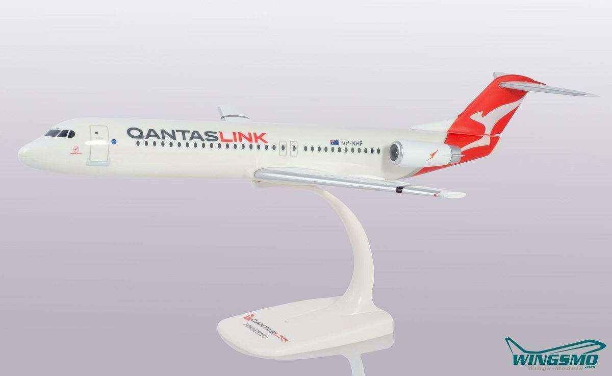 Herpa Wings QantasLink Fokker 100 612340 Snap-Fit