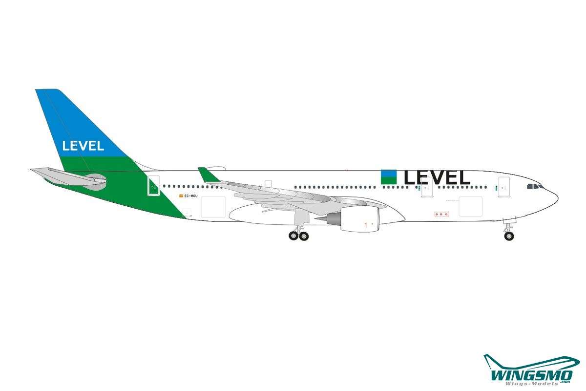 Herpa Wings Level Airbus A330-200 EC-MOU 537254