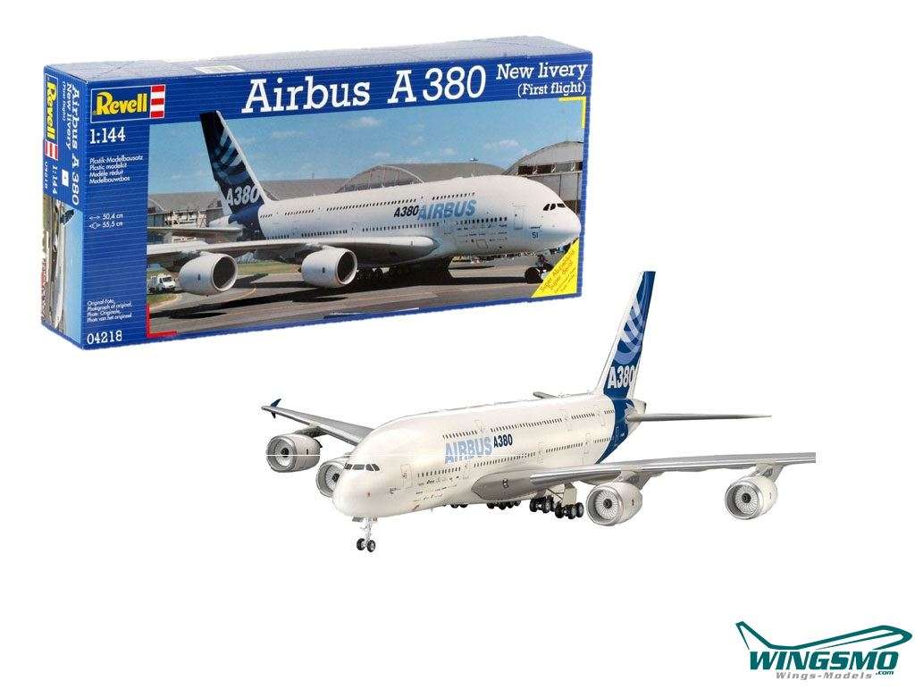 Revell aircraft Airbus A380 new Livery 1: 144 04218