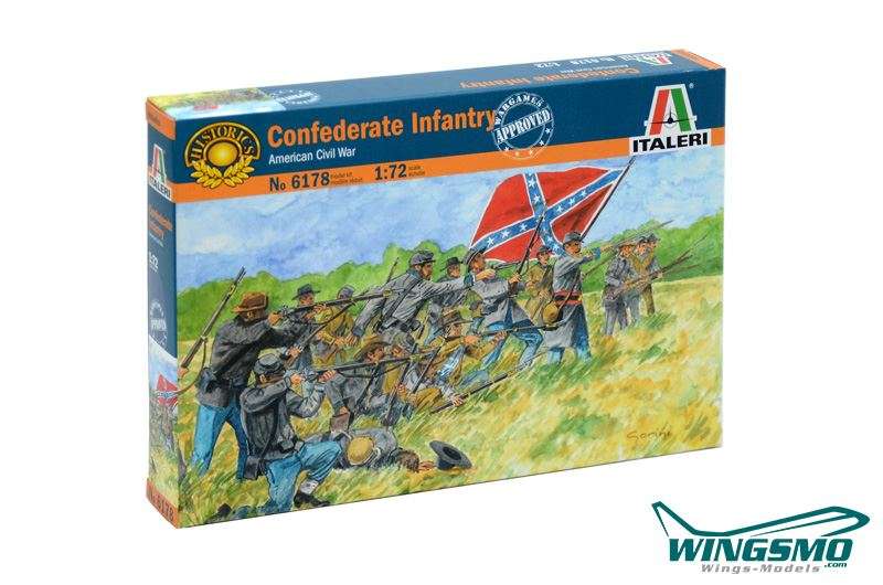 Italeri Confederate Infantry 6178
