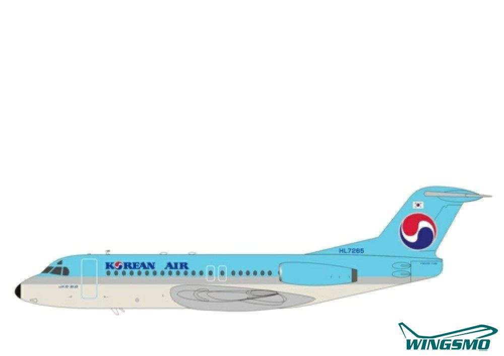 Inflight 200 Korean Air Fokker F-28-4000 Fellowship HL7265 WBF28KL25