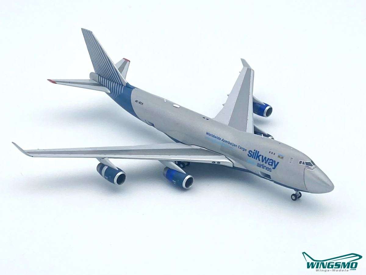 JC Wings Interactive Series Silk Way West Airlines Boeing 747-400F 4K-BCH LH4316C