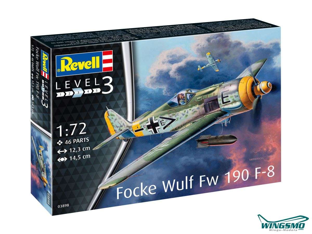 Revell Flugzeuge Focke Wulf Fw190 F-8 1:72 03898